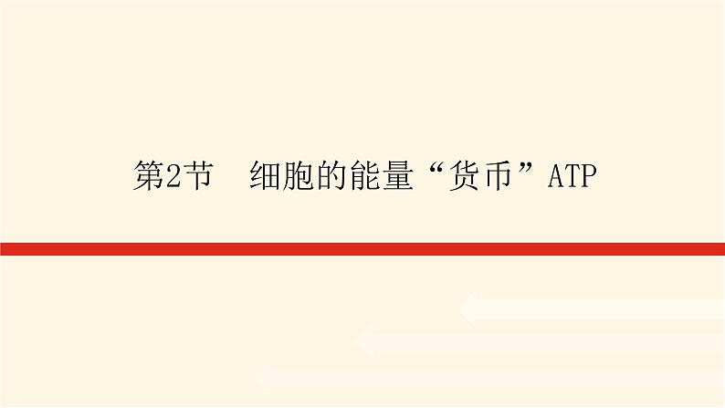 人教版高中生物学必修一第5章细胞的能量供应和利用导学案+课件01