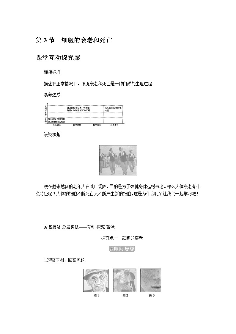 人教版高中生物学必修一第6章细胞的生命历程导学案+课件01