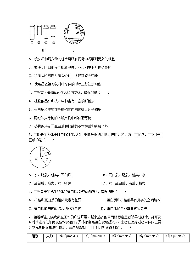 2023届河南省洛阳市创新发展联盟高三上学期7月摸底检测生物学试题含答案第2页