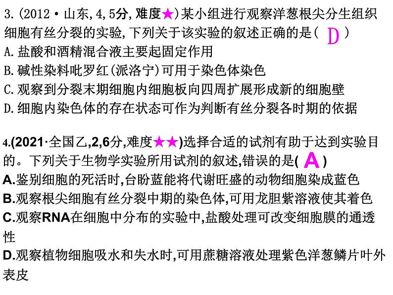 2023届高考生物一轮复习课件细胞增殖08