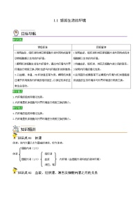 高中生物人教版 (2019)选择性必修1第1节 细胞生活的环境巩固练习