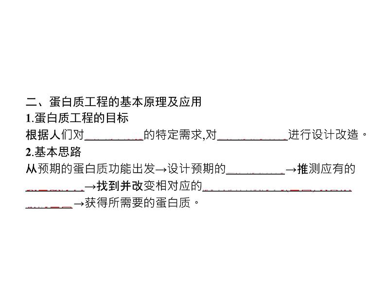 高中生物选择性必修三  第3章　第4节　蛋白质工程的原理和应用 课件04