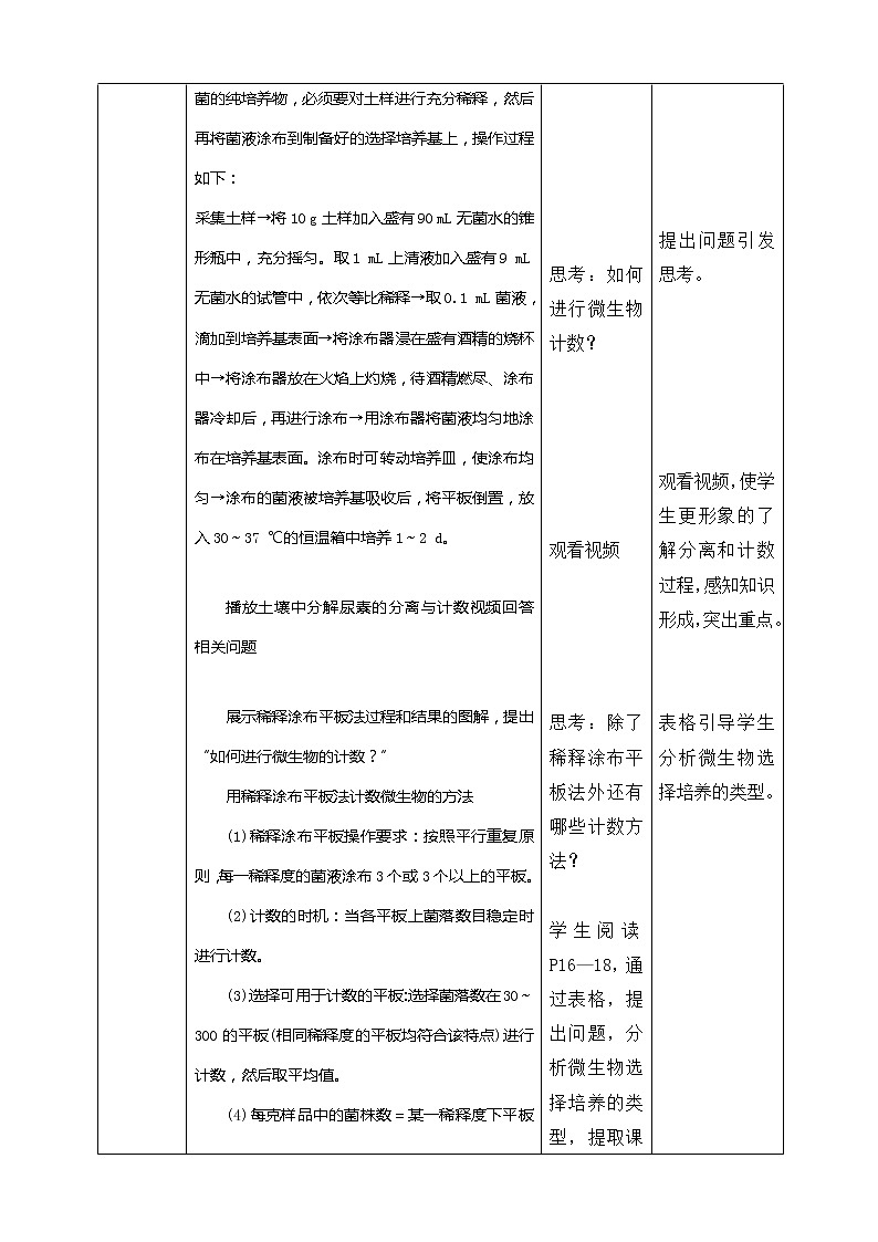高中生物选择性必修三  第2节  二 微生物的选择培养和计数第3页