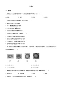 高中生物第二册 精品解析.辽宁省大连市旅顺口区2019-2020学年高一下学期期末生物试题（无答案）