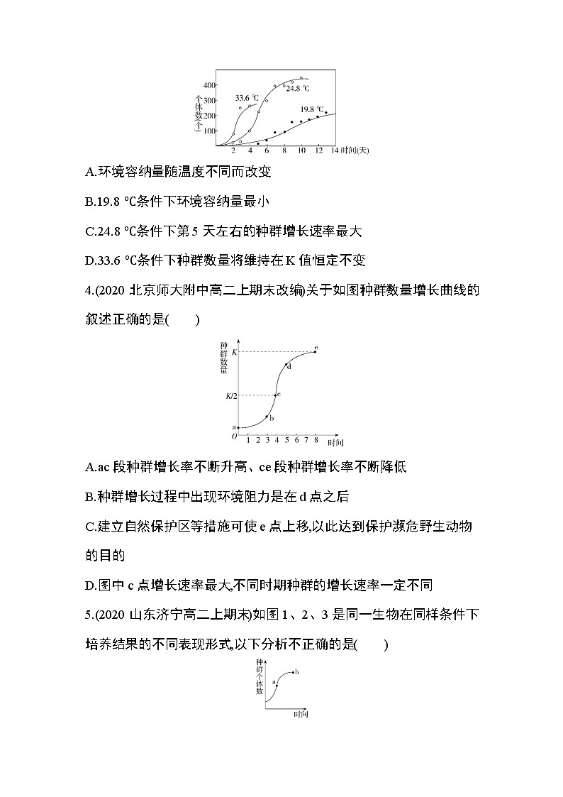 高中生物选择性必修二 第1章第2节  种群的数量变化第2页