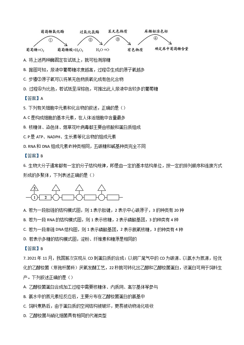 2023届黑龙江省哈尔滨师范大学附属中学高三上学期9月月考生物试题含答案02