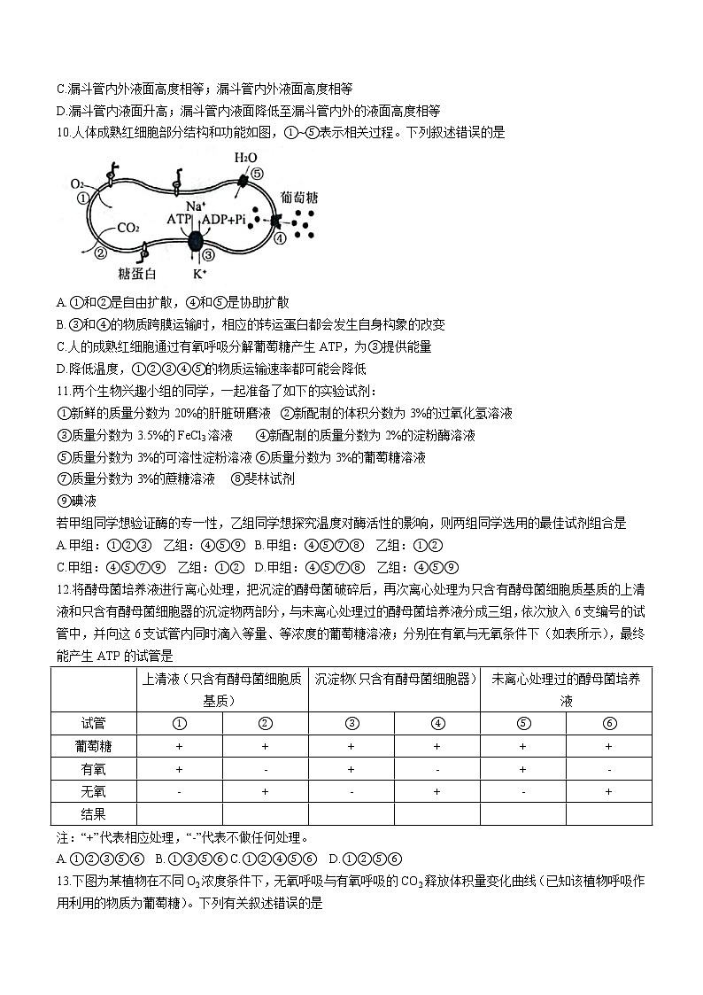 辽宁省名校联盟2022-2023学年高三9月联合考试生物（Word版附答案）03