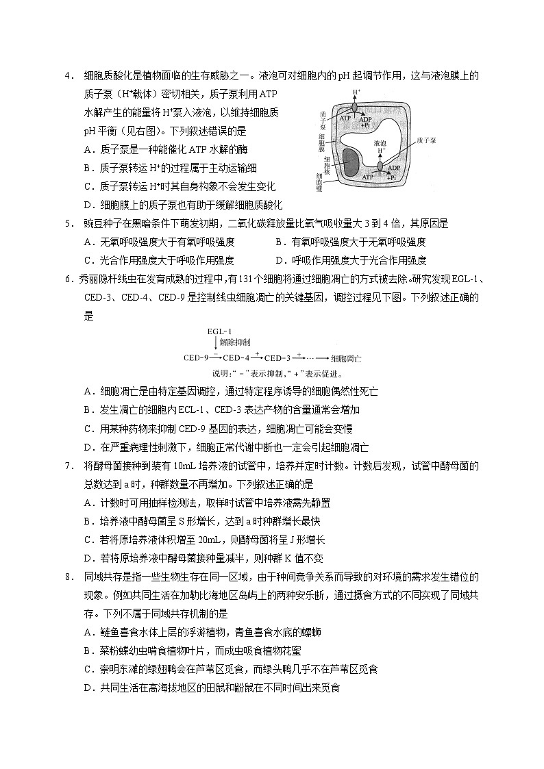湖北师范大学附属中学2022-2023学年高三上学期调研考试生物试题（含答案）第2页