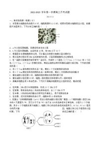 2023栖霞一中高三上学期9月月考生物试题含答案