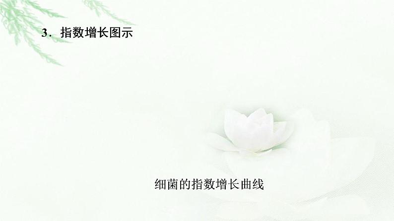 浙科版高中生物选择性必修2第1章第2节不同条件下种群的增长方式不同课件第7页