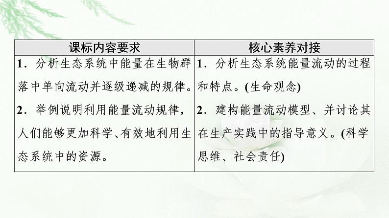 浙科版高中生物选择性必修2第3章第3节生态系统中的能量单向递减流动课件02