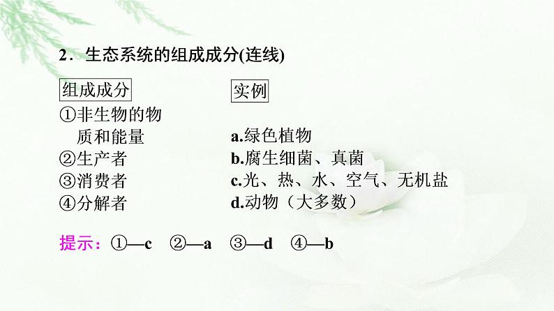 苏教版高中生物选择性必修2第3章第1节生态系统的结构课件第5页