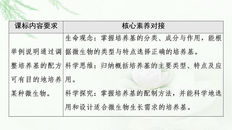 苏教版高中生物选择性必修3第1章第1节发酵工程的培养基课件02