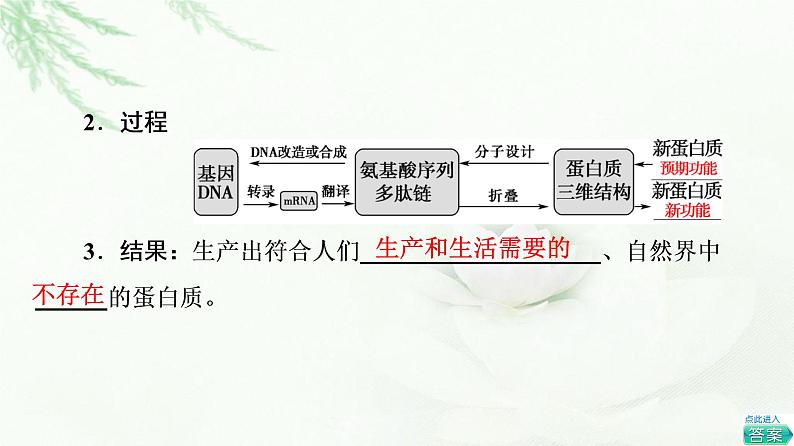 苏教版高中生物选择性必修3第3章第3节蛋白质工程课件06