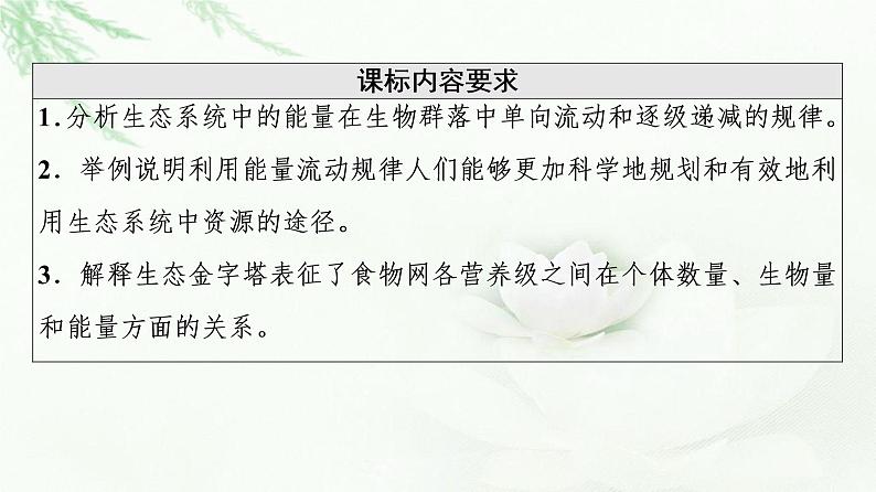 人教版高中生物选择性必修2第3章第2节生态系统的能量流动课件第2页