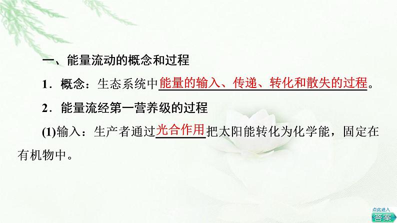 人教版高中生物选择性必修2第3章第2节生态系统的能量流动课件第5页