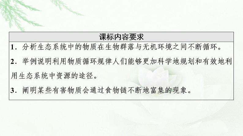 人教版高中生物选择性必修2第3章第3节生态系统的物质循环课件02