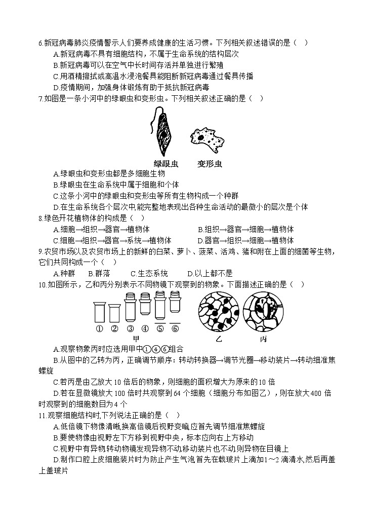 生物试题第2页