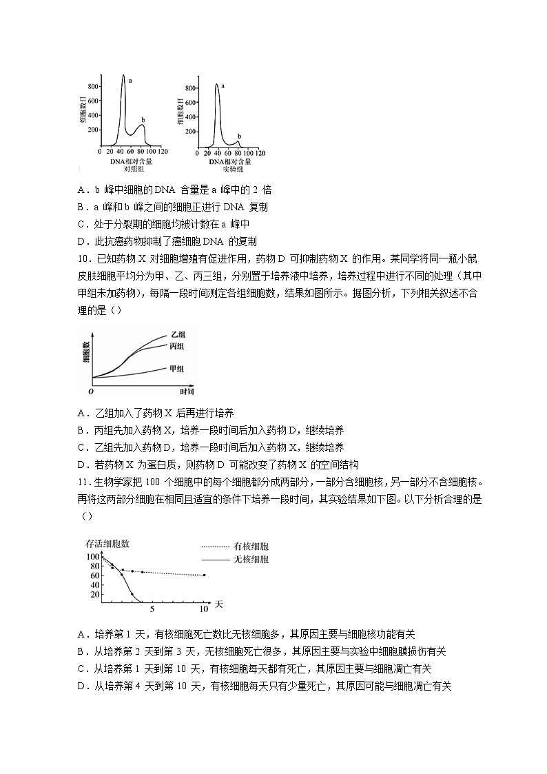 2022池州贵池区高一下学期期中考试生物试题含答案第3页