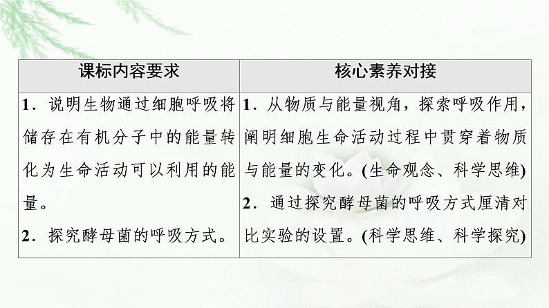 浙科版高中生物必修1第3章第4节细胞呼吸为细胞生活提供能量课件02