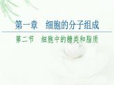 蘇教版高中生物必修1第1章第2節(jié)細胞中的糖類和脂質(zhì)課件