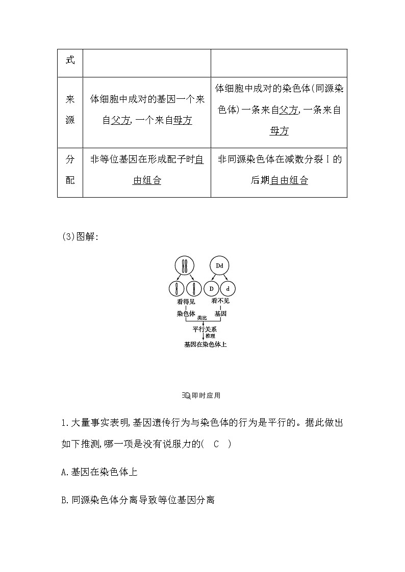 第2节　基因在染色体上第3页