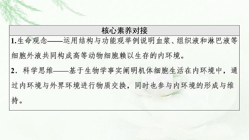 人教版高中生物选择性必修1第1章第1节细胞生活的环境课件03