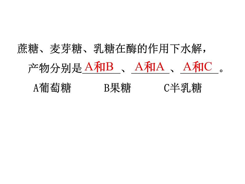 浙科版高中生物必修1第一章第节生物大分子以碳链为骨架 课件06