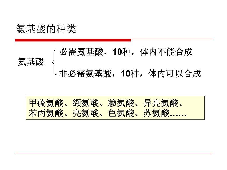 浙科版高中生物必修1第一章第二节 生物大分子以碳链为骨架——蛋白质 课件08