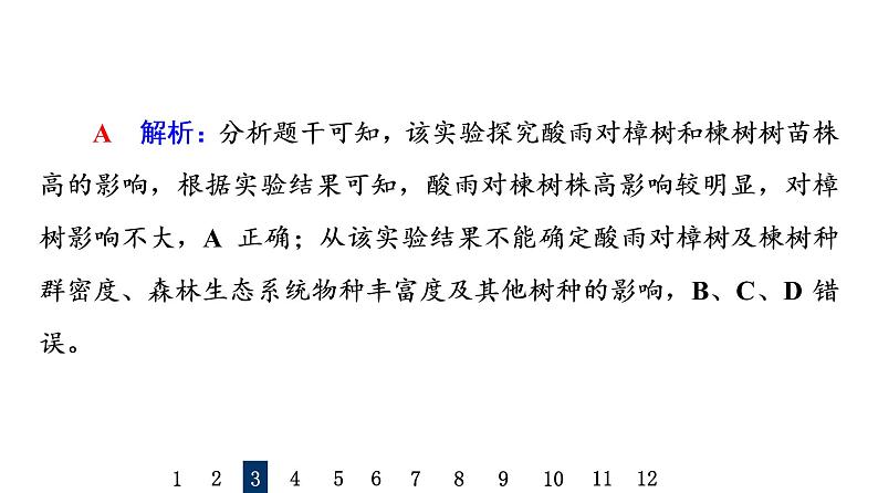 人教版高考生物一轮总复习课时质量评价32人与环境课件第8页