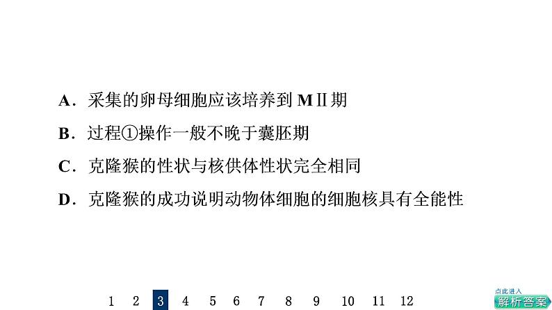 人教版高考生物一轮总复习课时质量评价36动物细胞工程课件第7页