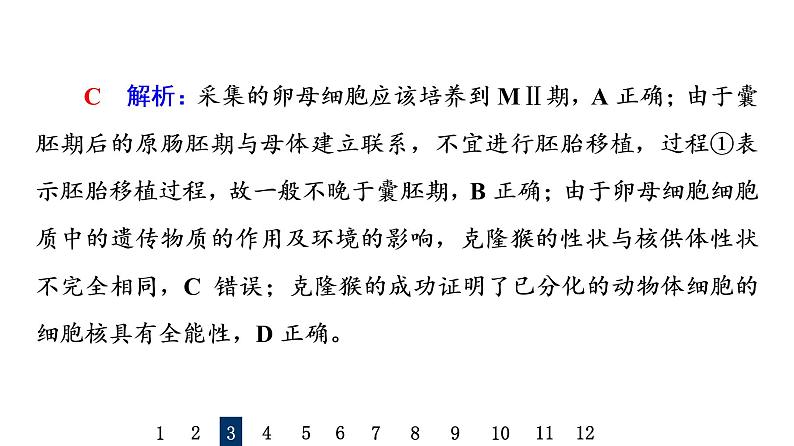 人教版高考生物一轮总复习课时质量评价36动物细胞工程课件第8页