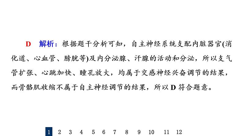 人教版高考生物一轮总复习课时质量评价23神经调节课件第3页