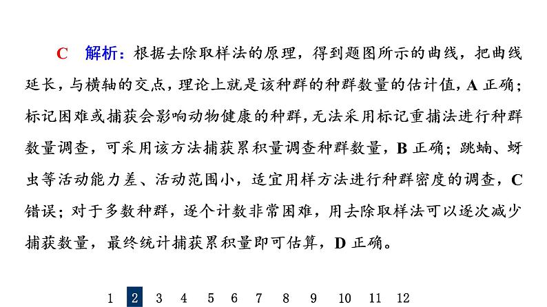 人教版高考生物一轮总复习课时质量评价27种群及其动态课件第6页