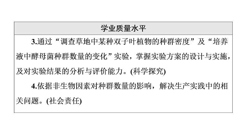 人教版高考生物一轮总复习选择性必修2第9单元第27课种群及其动态课件第4页