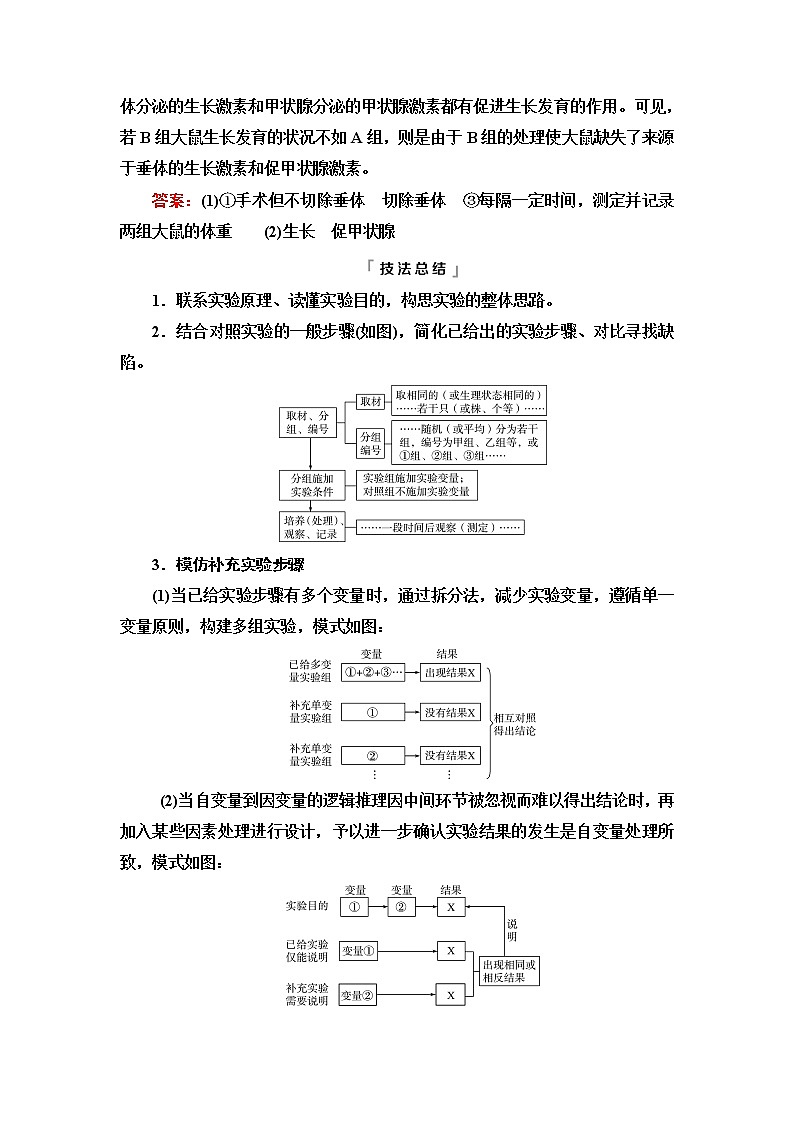 人教版高考生物一轮总复习必修1第3单元实验探究系列3实验变量的分析学案第2页