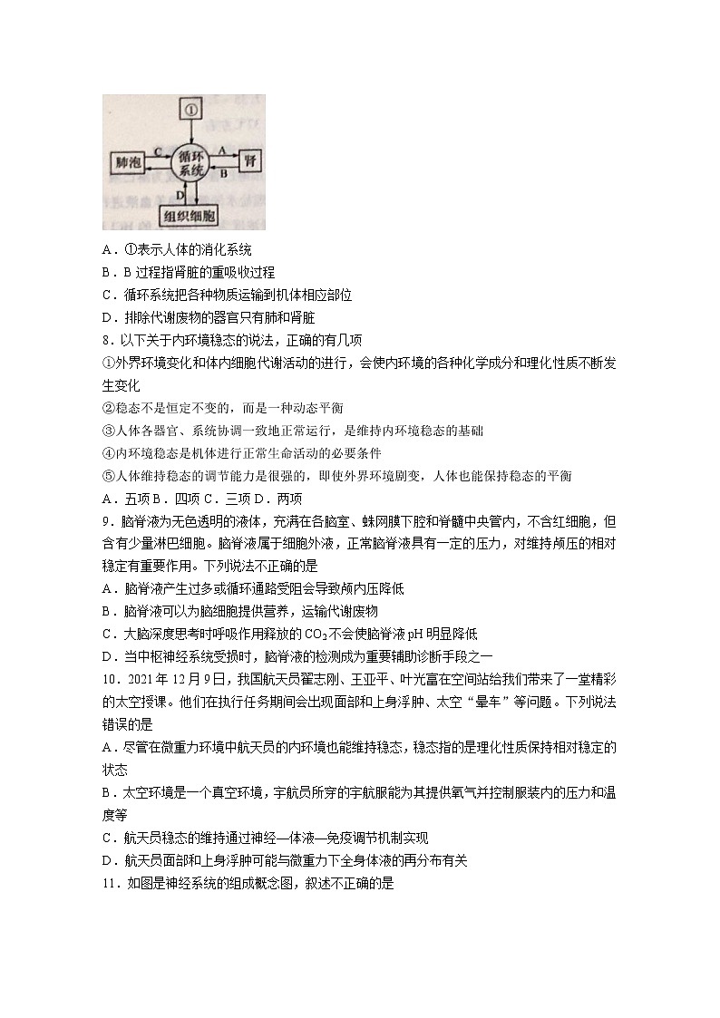 河南省中原名校2022-2023学年高二生物上学期第二次联考试卷（Word版附答案）03