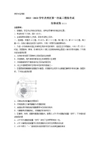 广东省深圳市光明区2023届高三生物上学期第一次模拟考试（8月）（Word版附解析）