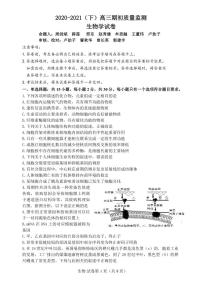 2021丹东高三下学期期初考试生物试题PDF版含答案