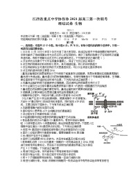 2021重点中学协作体（南昌二中、九江一中等）高三下学期第一次联考理综生物试题含答案