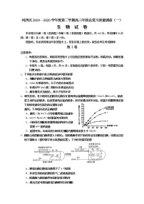 2020天津河西区高三总复习质量调查（一）生物试题含答案