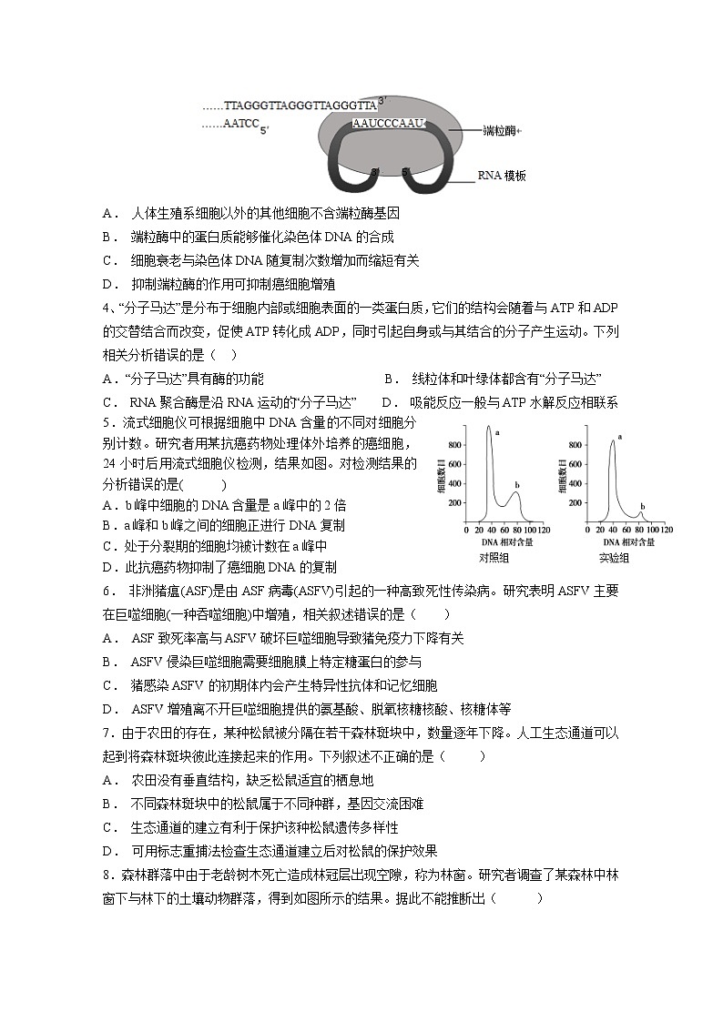 2020济南外国语学校高三寒假测试（三）生物试题含答案第2页