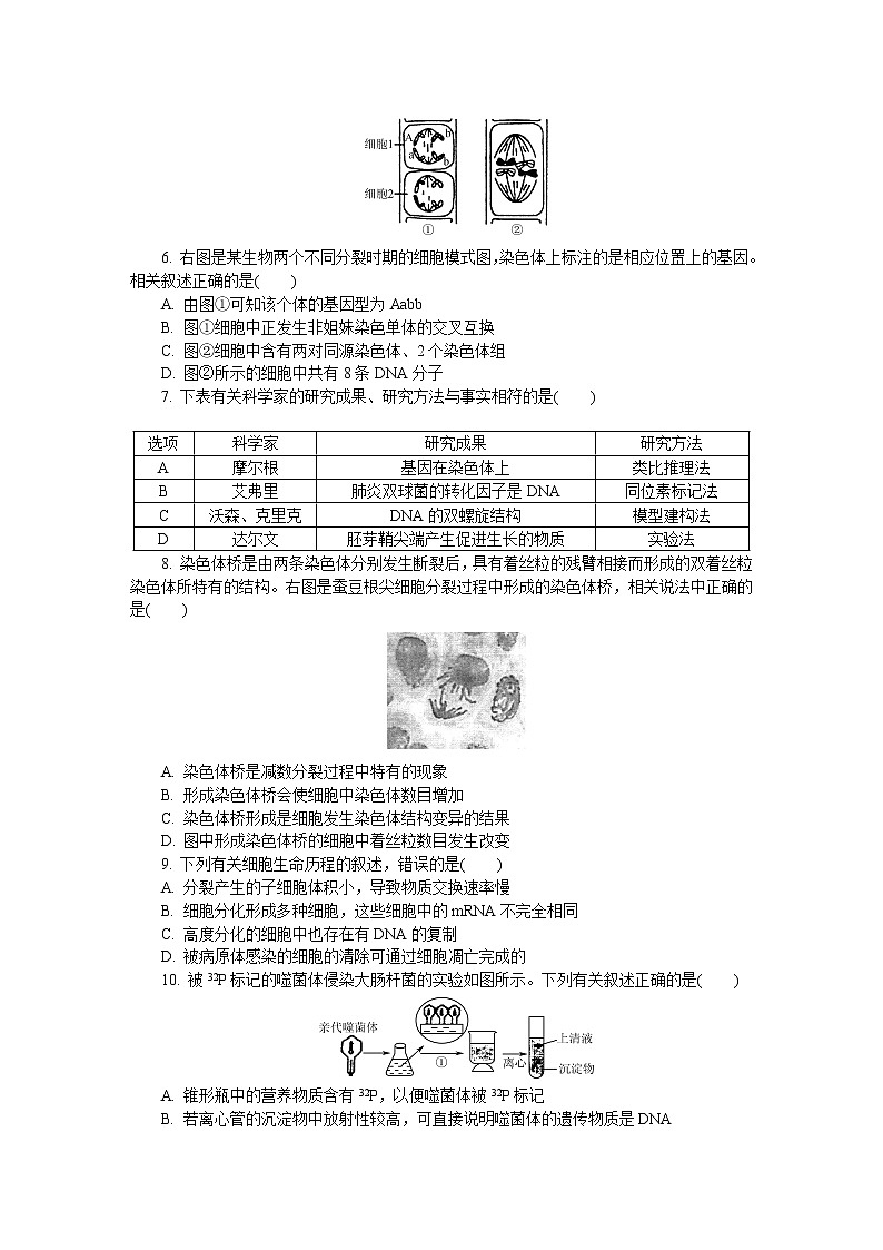 2020常州高三上学期期末考试生物含答案第3页