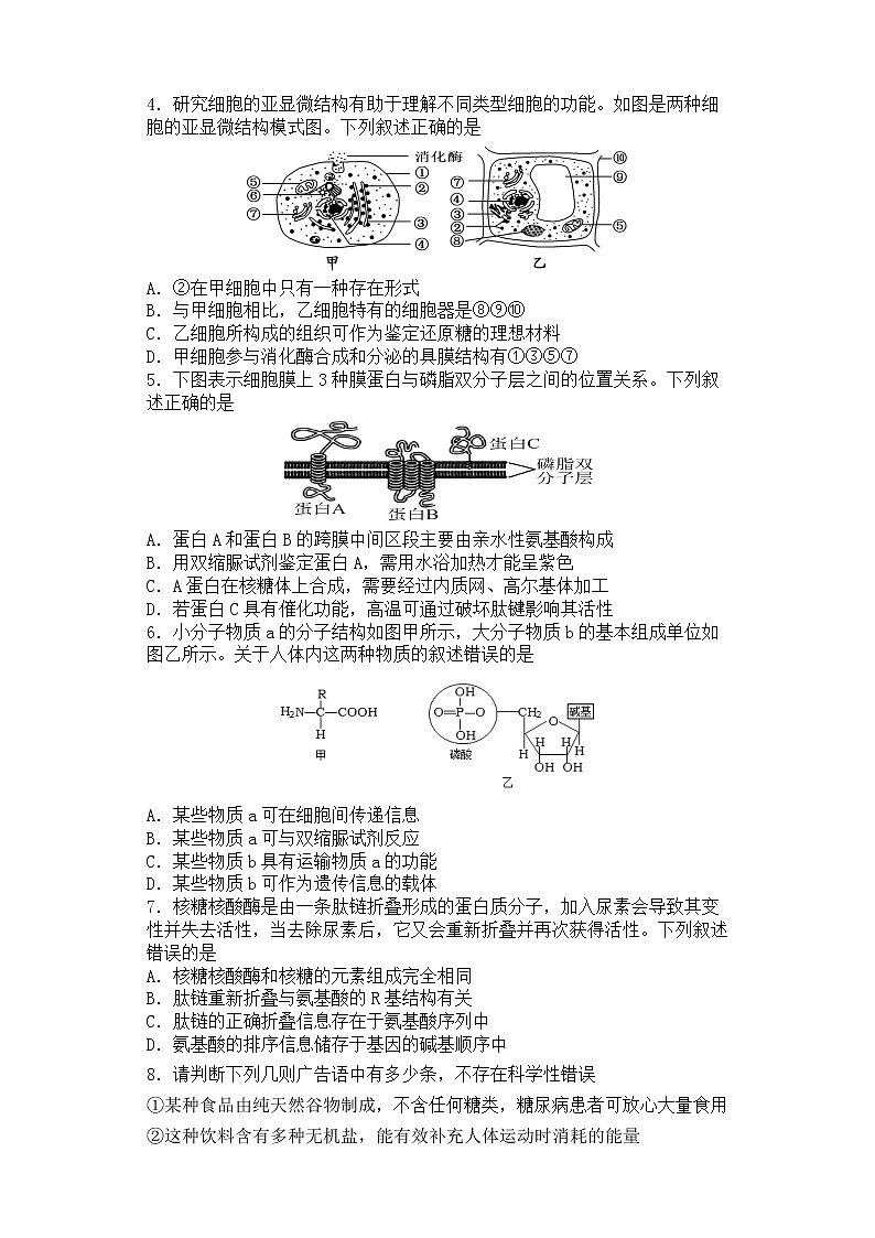 生物试题第2页
