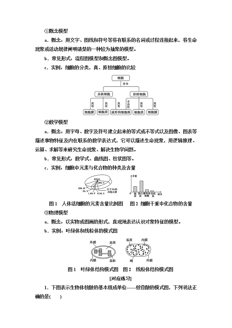 人教版高中生物必修1第4章素能提升课科学思维中的归纳法和模型建构学案第2页