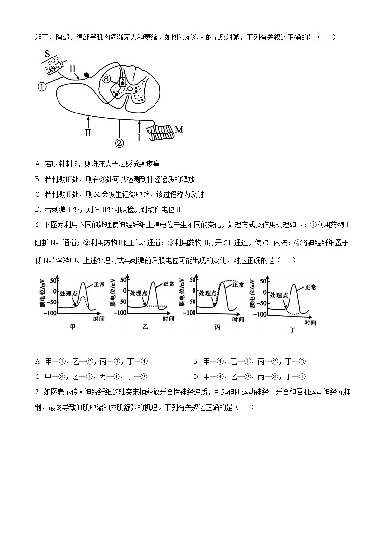 2021合肥六中高二上学期期末考试生物试题含答案02