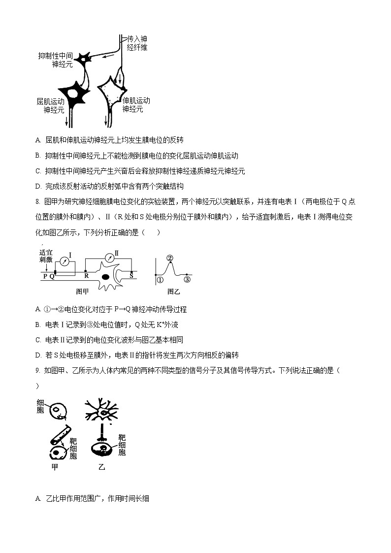 2021合肥六中高二上学期期末考试生物试题含答案03