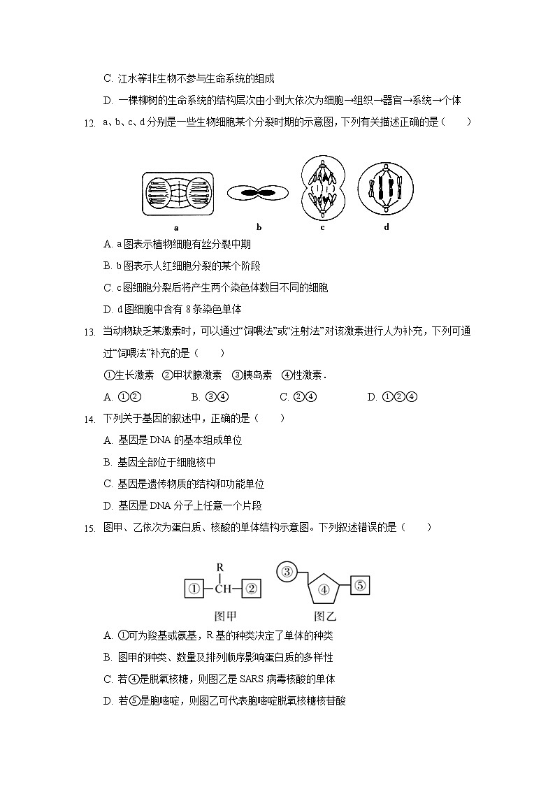 2021丽江一中高二上学期第二次月考生物试题含答案第3页