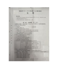 2021邢台高二上学期期中考试生物试题扫描版含答案