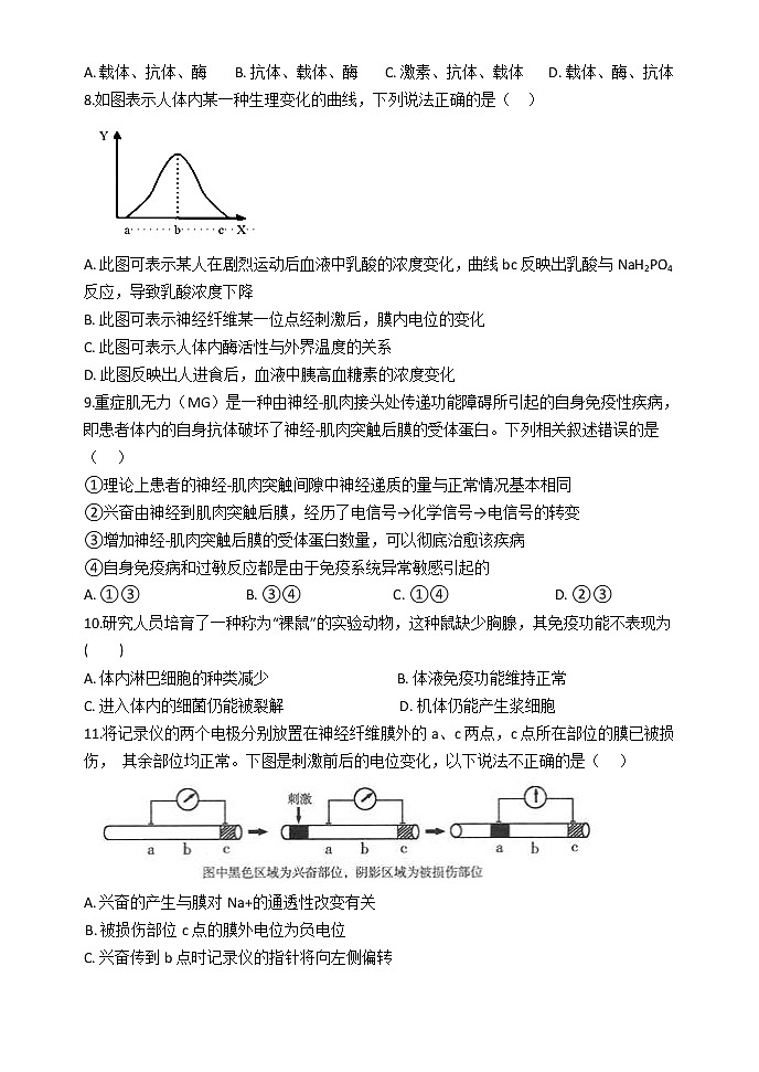 2021运城景胜中学高二9月月考生物试题含答案03